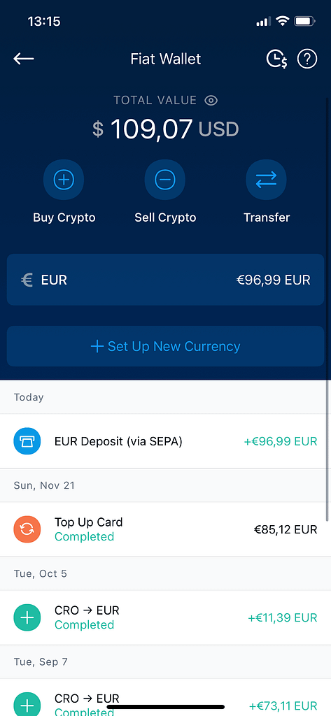 Transfer money from Revolut to Crypto.com with no fees Step 20