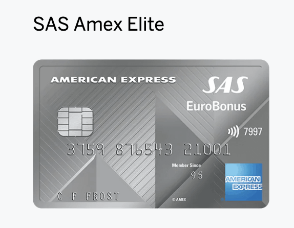 LAST CHANCE TO APPLY! Get 60.000 EuroBonus points for new SAS AMEX Elite members!