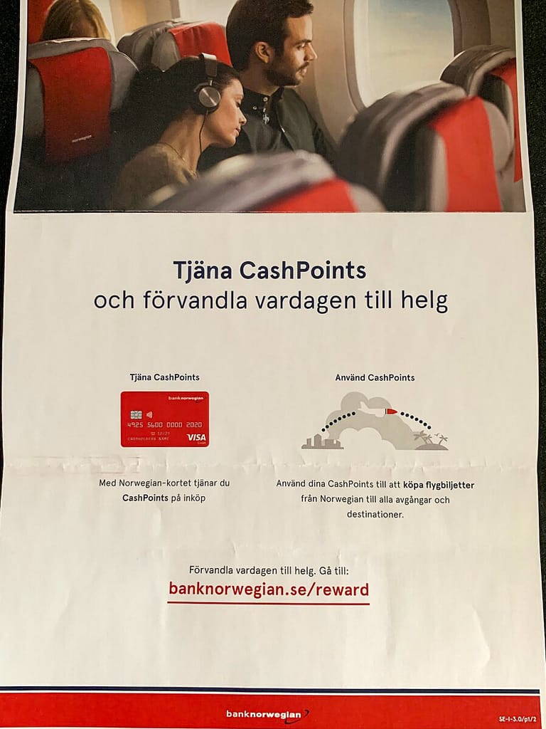 Bank Norwegian Visa Unboxing