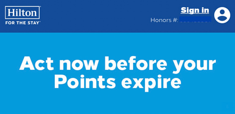 I found 190,535 Hilton Honors Points On My Account (And They Expire Soon)