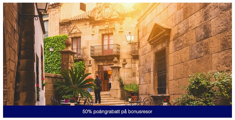 Book today! 50% EuroBonus point discount to several SAS destinations if you book by December 11