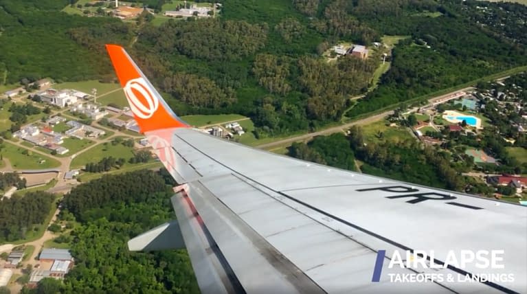 GOL 737-800 Turbulent Takeoff: Buenos Aires Ezeiza (EZE) to Rio de Janeiro (GIG)