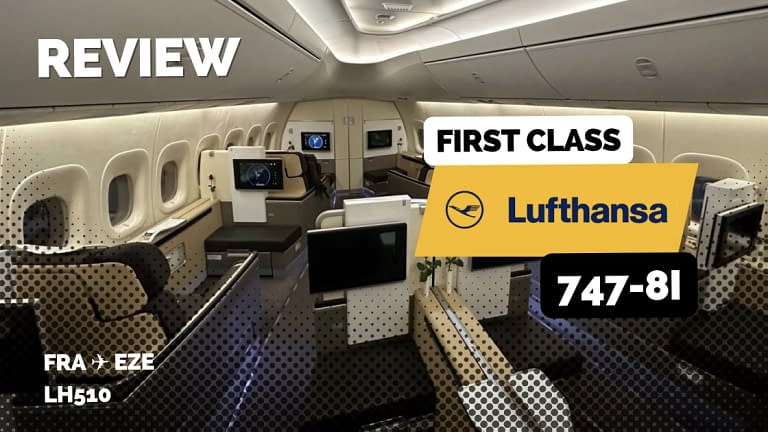 Lufthansa 747-8 First Class Frankfurt to Buenos Aires (2023)