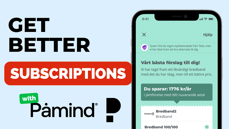 Påmind: Save Money On Subscriptions With ONE Click (2023)