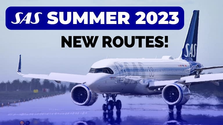 SAS Summer 2023: New Routes And More Frequencies