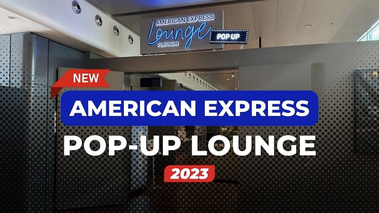 The NEW American Express Pop up Lounge at Stockholm Arlanda Airport (2023)