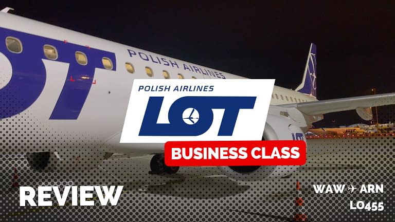 LOT European Business Class: E195 Warsaw To Stockholm (2023)