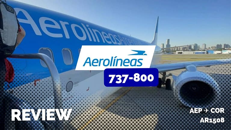 Aerolíneas Argentinas 737-800 Club Economy: Aeroparque to Córdoba (2023)
