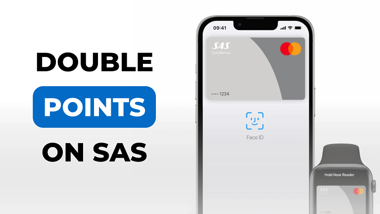 SAS Mastercard Double Points on SAS Flights (Until August 28)