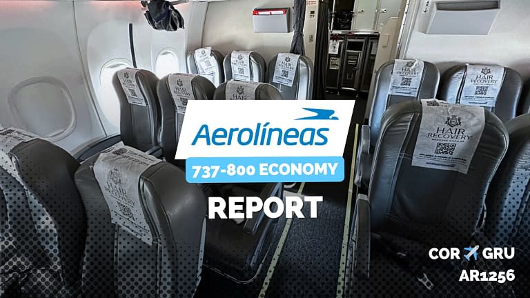 Aerolineas Argentinas 737-800 Economy Class: Córdoba to São Paulo (2023)