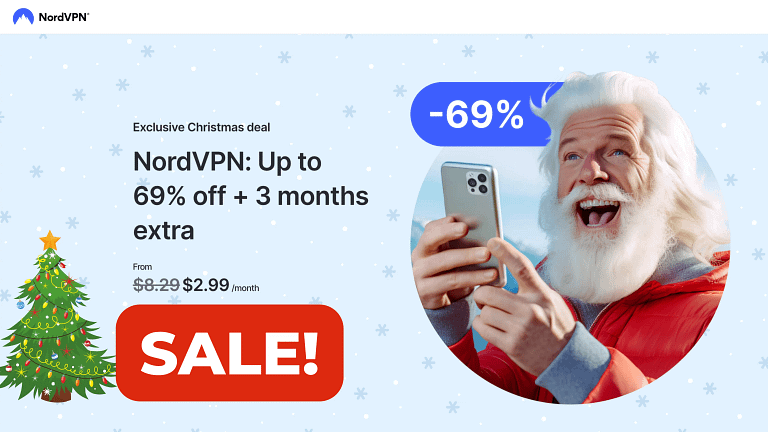 NordVPN Christmas Deal: Get 2 Years With 69% OFF + 3 Month Extra (2023)