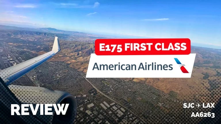 American E175 First Class: San Jose To Los Angeles (Review)