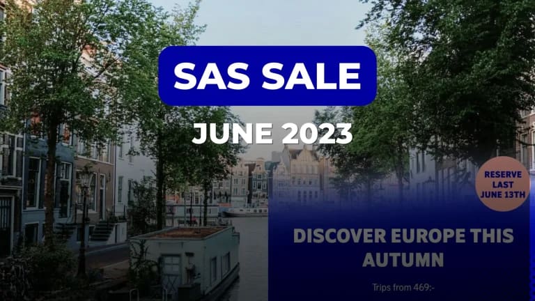 SAS Low Price Calendar Ends Tomorrow (Book By June 13th)