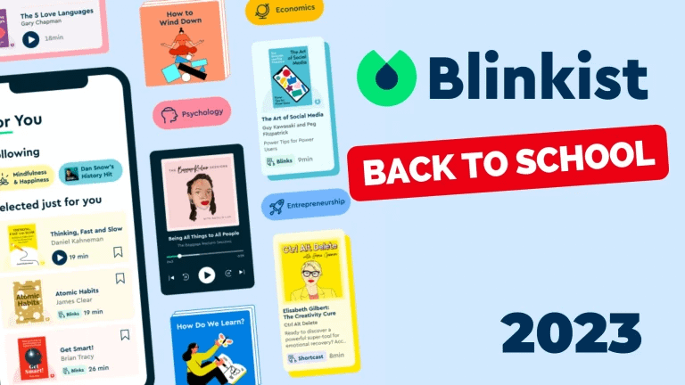 Blinkist Back To School Deal: 50% OFF, No Code Needed (2023)