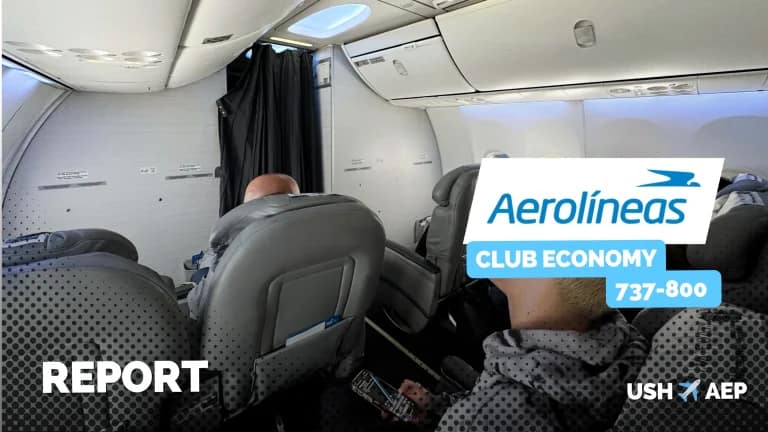 Aerolíneas Argentinas 737-800 Club Economy: Ushuaia to Aeroparque (2023)