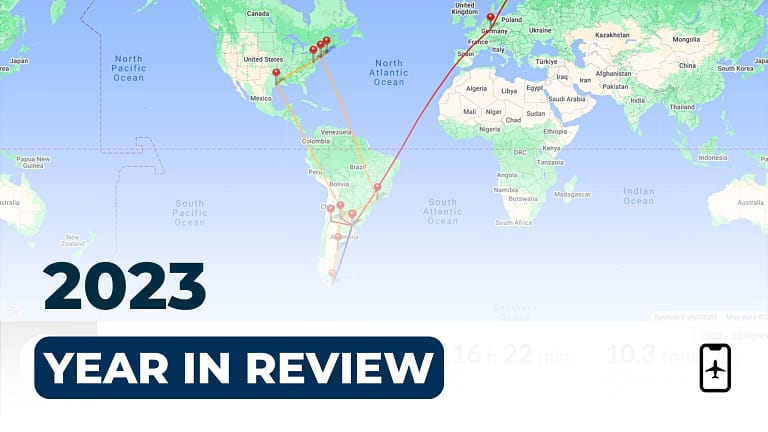 2023 Year In Review: 30 Flights, Lufthansa First, And Other Highlights