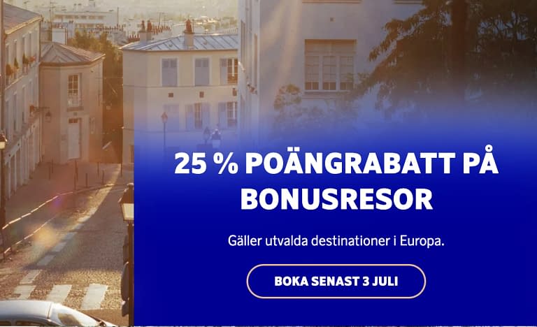 SAS Is Offering a 25% Discount On Point Trips to European Destinations (Book By July 3rd)