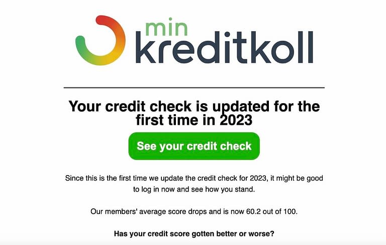 MinKreditkoll Notification: What You Get When Your Credit Score Changes (2023)