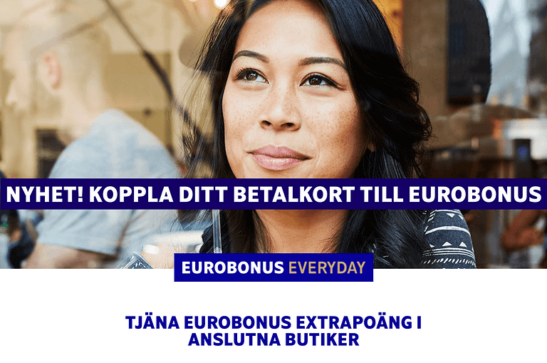NEW! Connect ANY debit or credit card and earn SAS EuroBonus points!