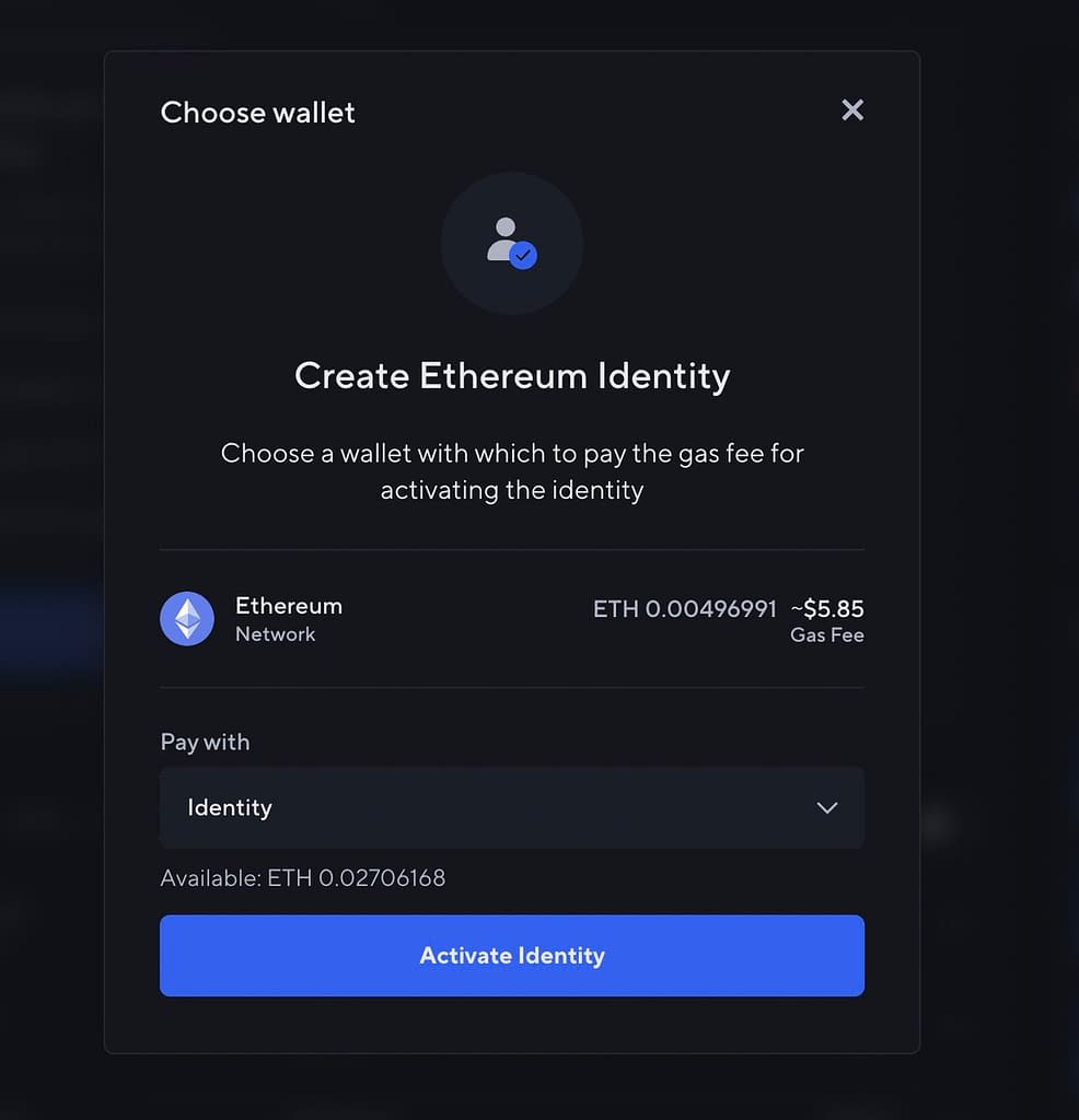 How To Create a New Nexo Wallet Confirm Ethereum identity)