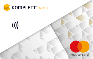 Komplett Bank Mastercard, one of the best student credit cards in Sweden in 2022.