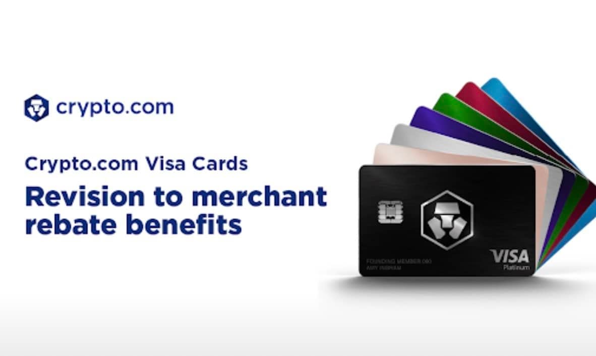 Crypto.com Visa card revised terms and benefits
