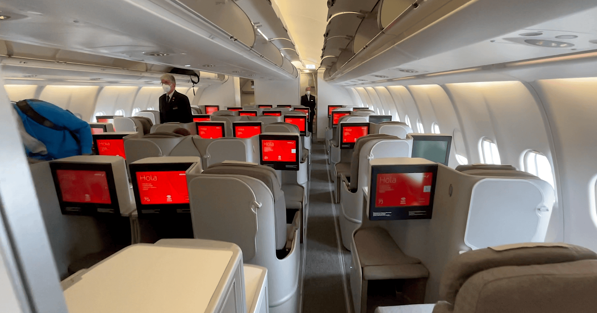 Iberia A330 Business Class Cabin (2022)
