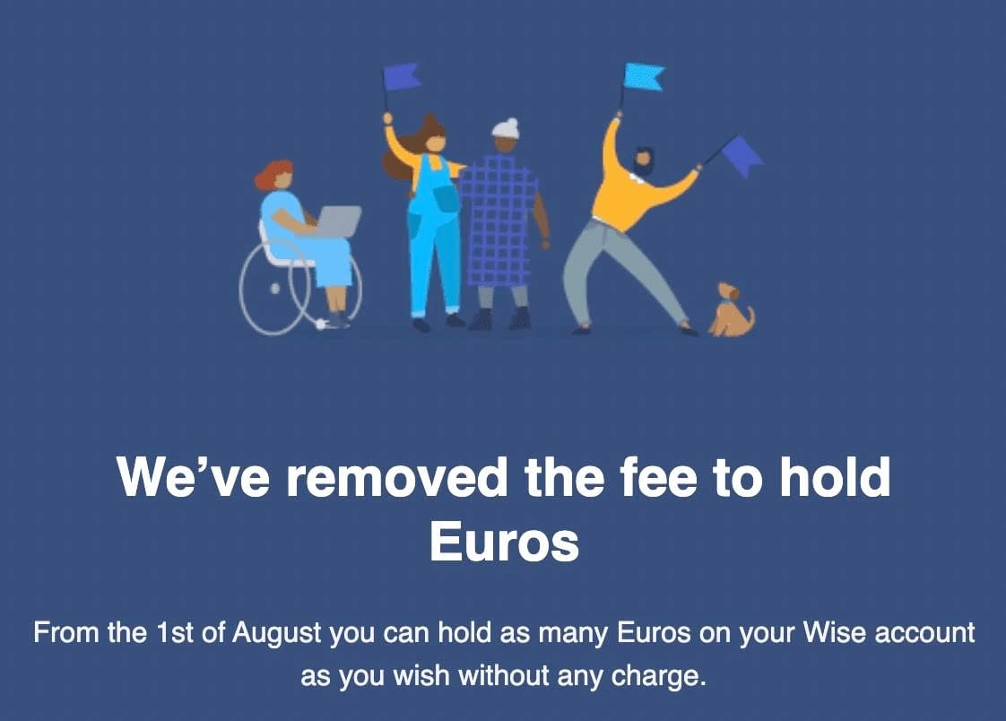 Wise increases their fees